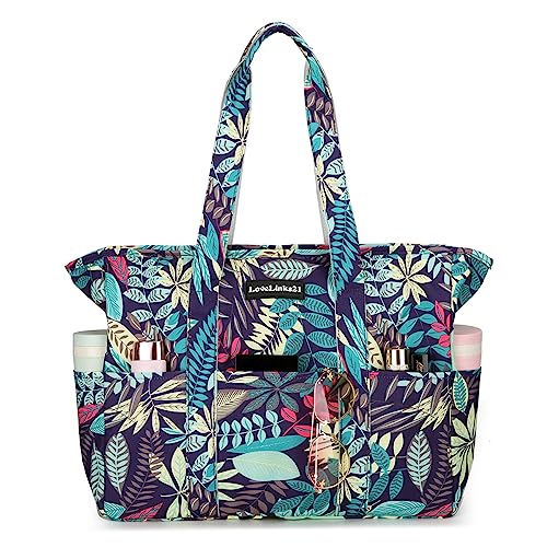 Waterproof Sandproof Beach Tote Bag with Zipper T589
