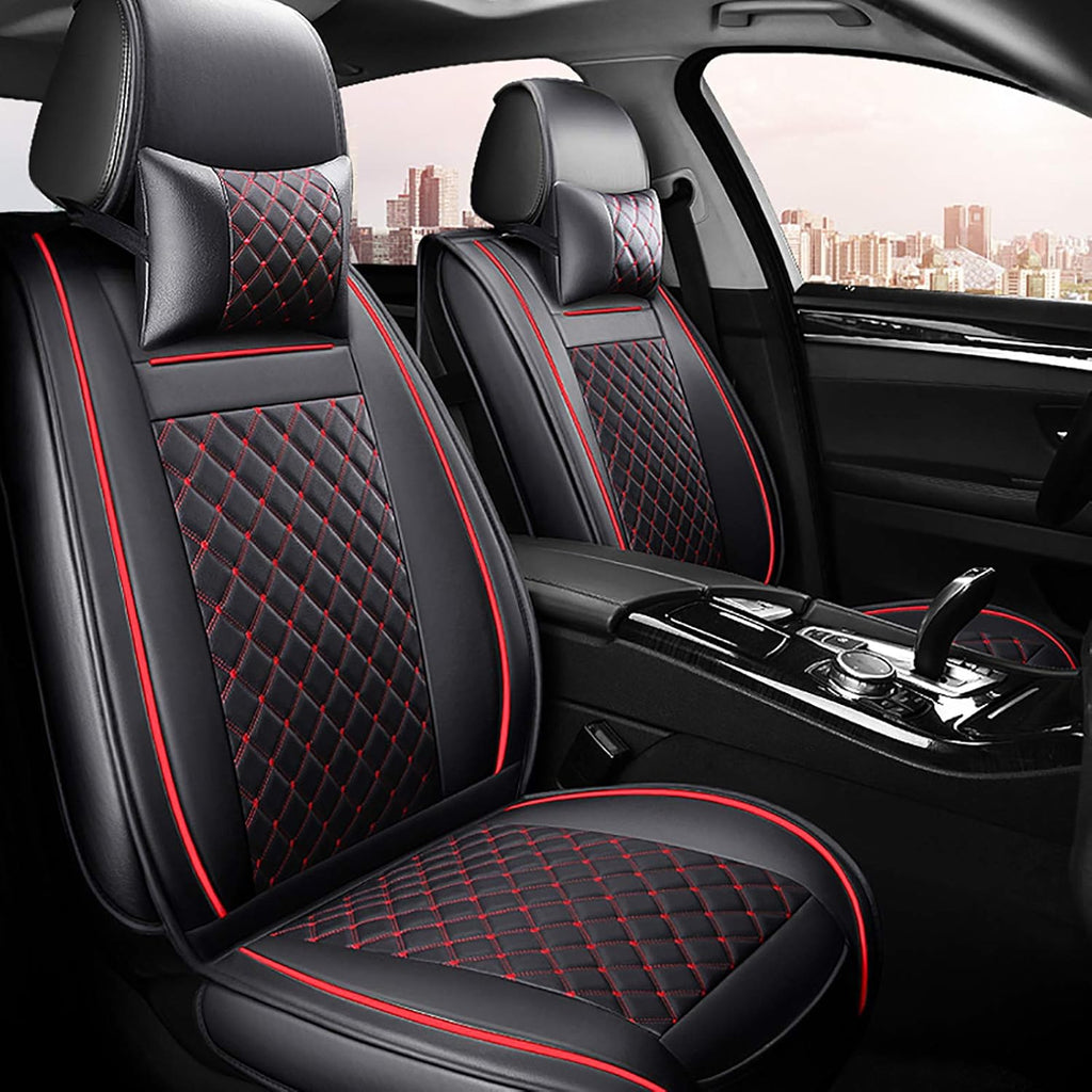 Leather Car Seat Covers Full Set Waterproof Universal U664