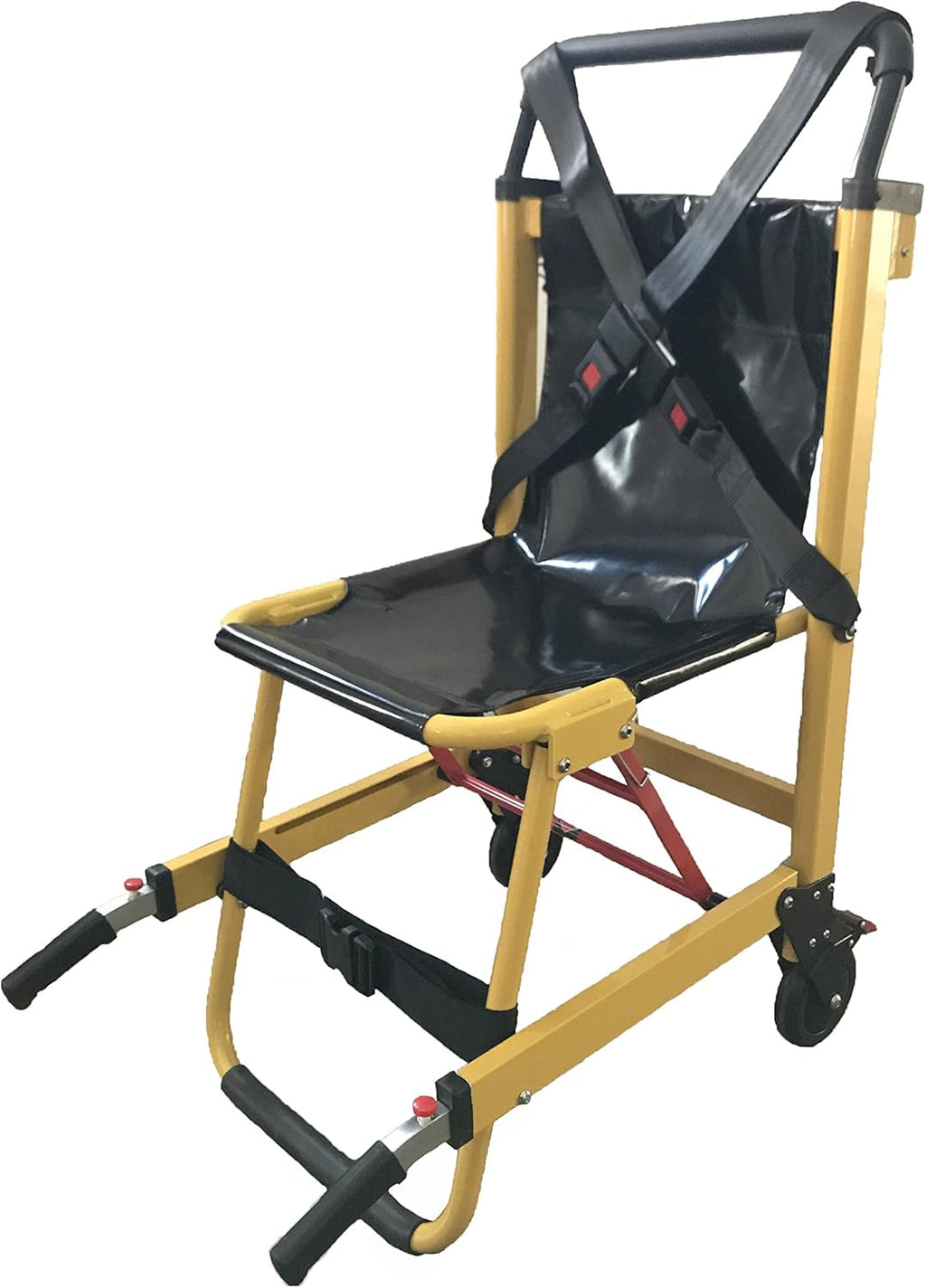 Yellow 2-Wheel Folding Stair Chair Z651449