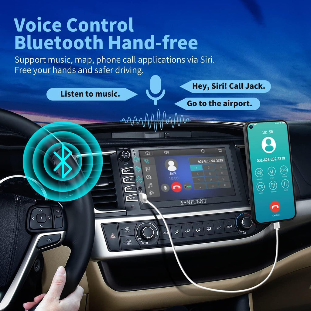 7-Inch Touch Screen Car Stereo with Bluetooth P420682