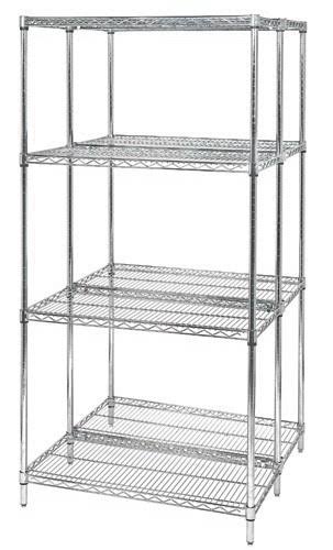 Chrome Wire Shelving Unit K552841