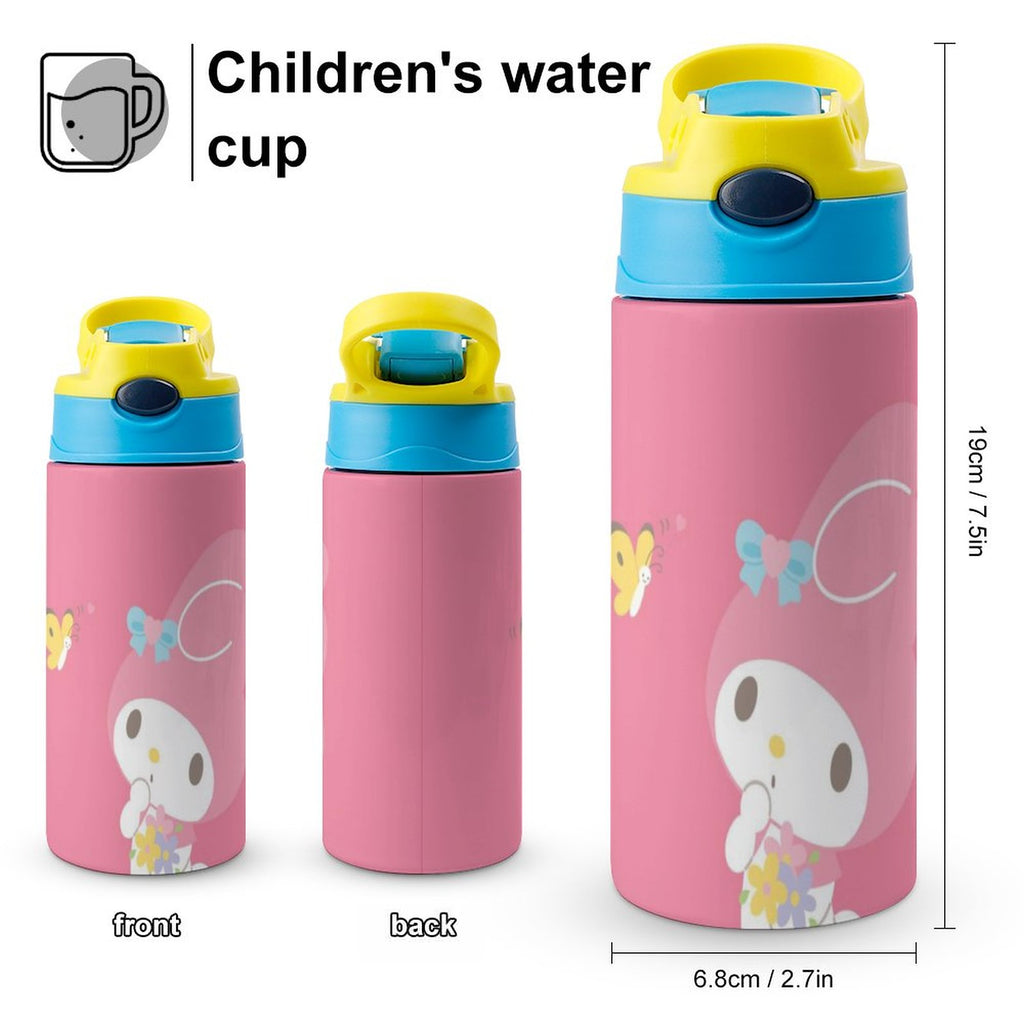Stainless Steel Vacuum Insulated Water Bottle With Straw C302