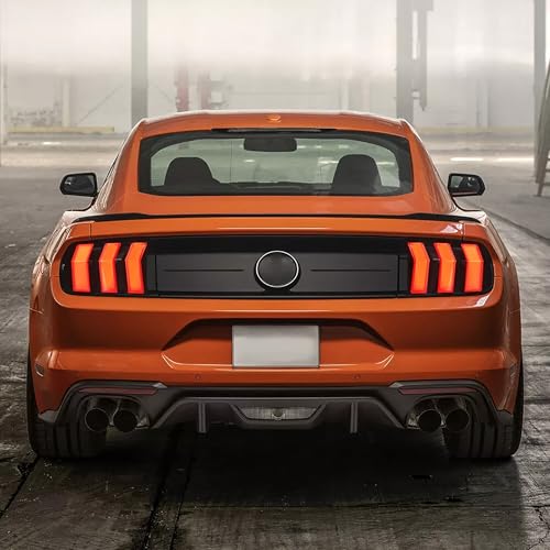 LED Rear Lights with Sequential Turn Signal, Clear Lens Taillight Assembly W190812