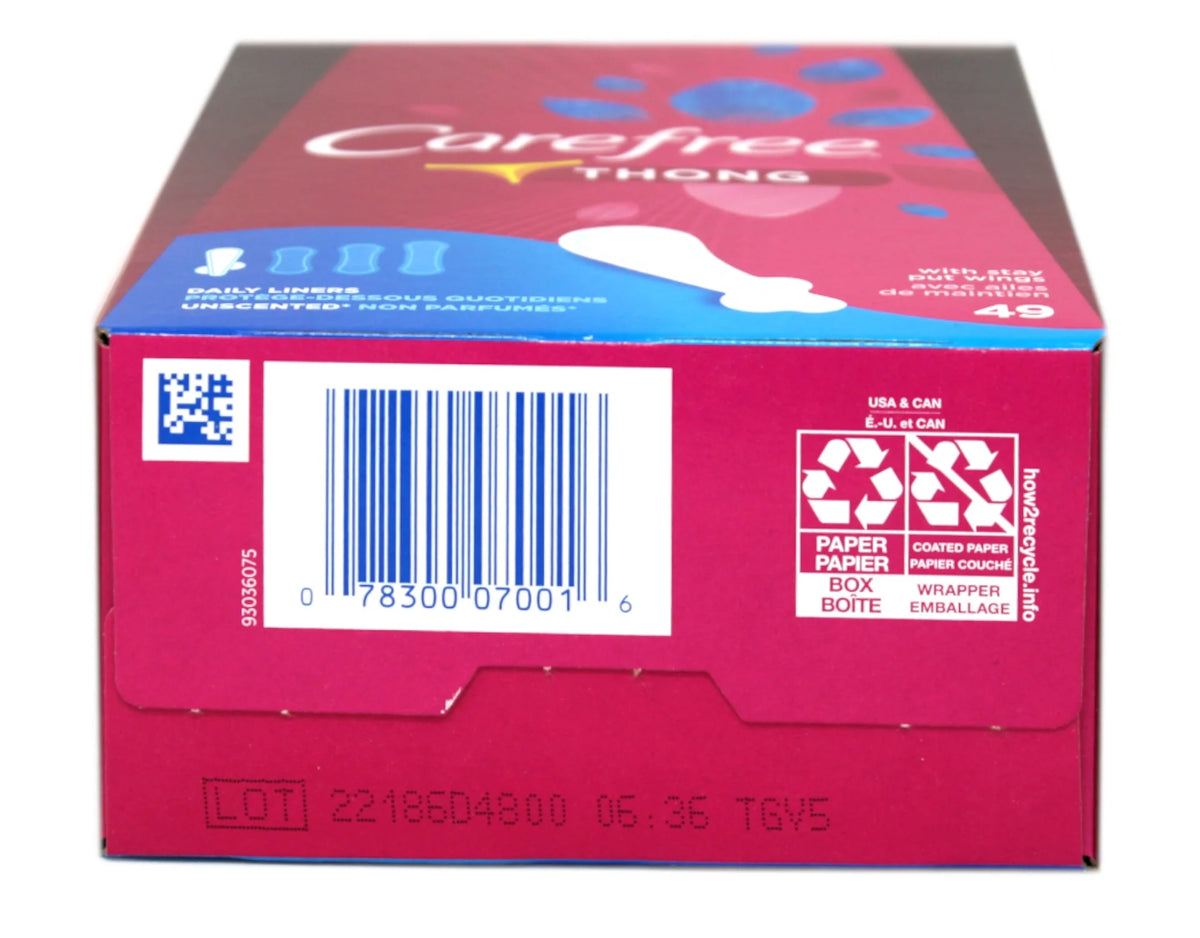 Unscented Pantiliners with Stay Put Wings R7249