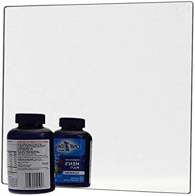 Plastic Mirrors With Rounded Corners 12" X 12" Pkg Of 10 B28344