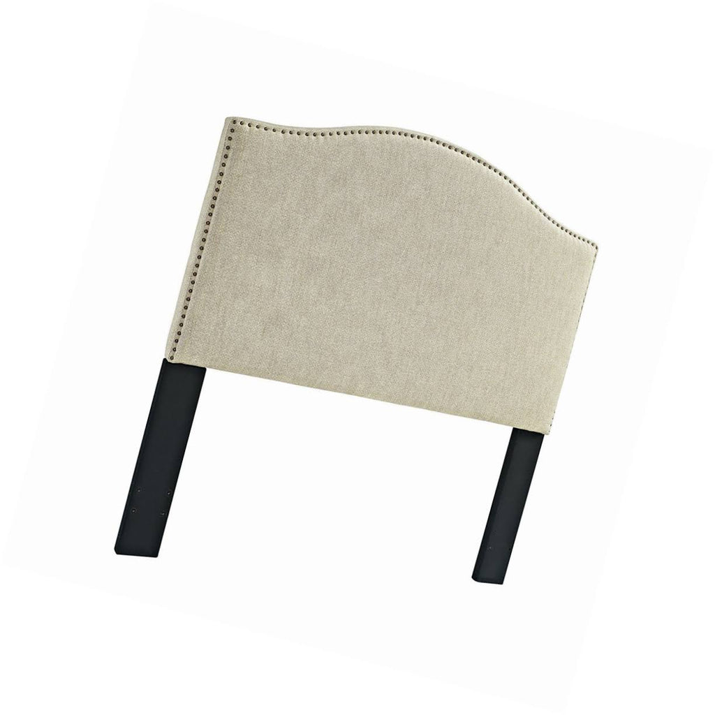 King Cal. King Linen Panel Headboard B4107