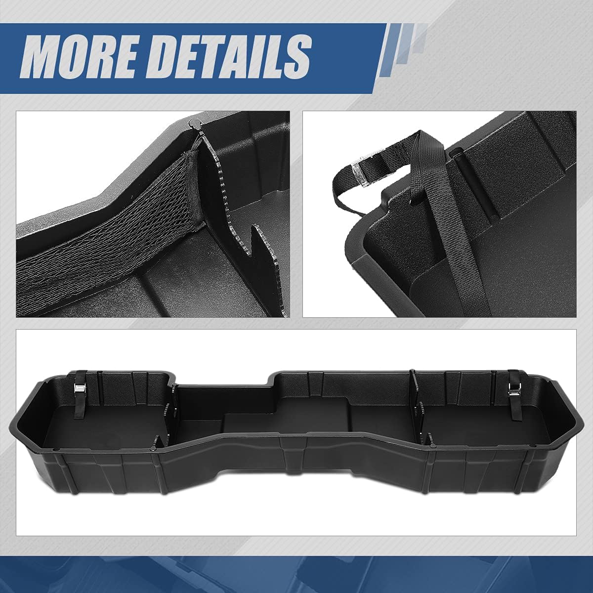 Under Seat Tool Storage Organizer Box Tray U735