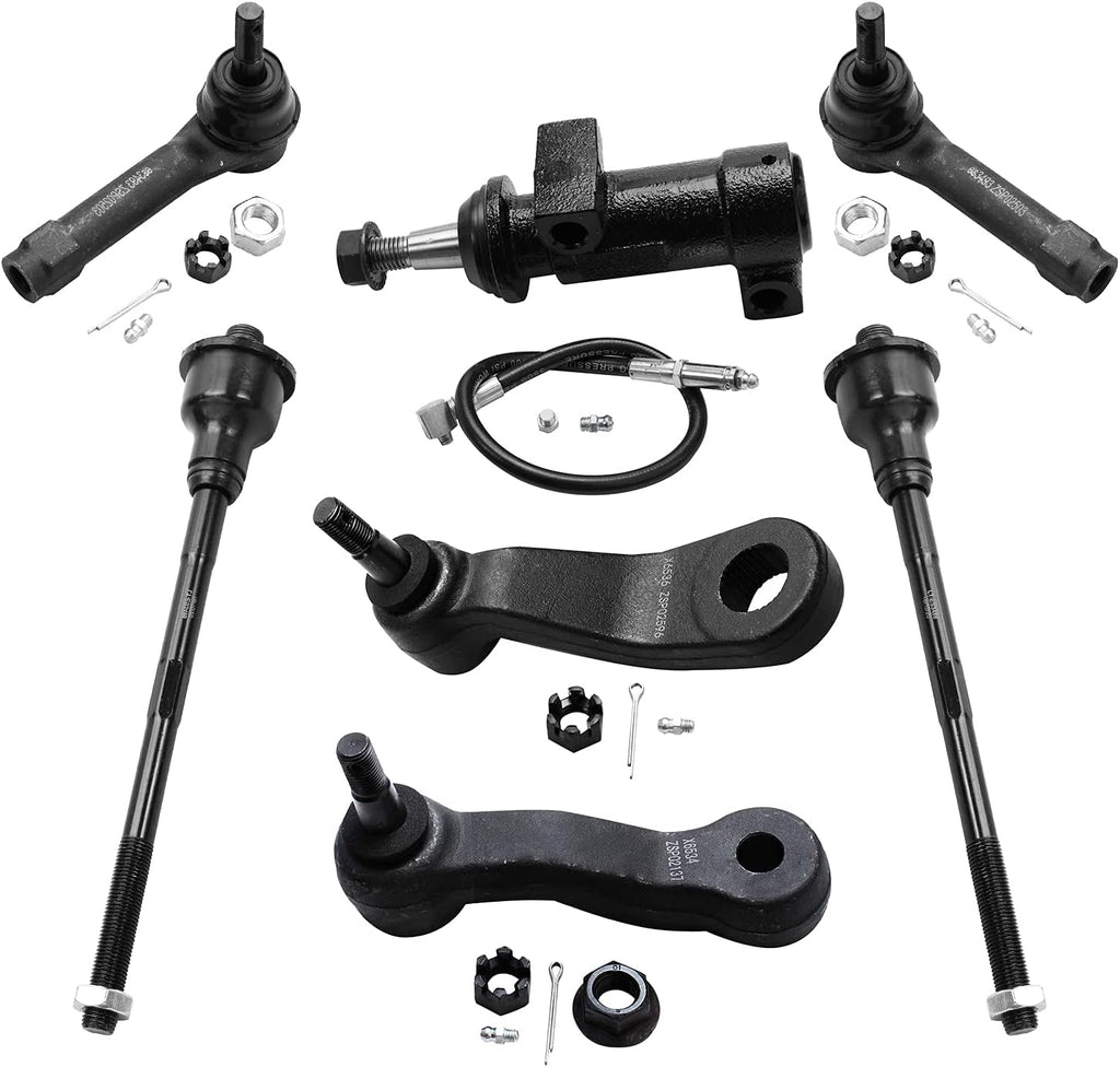 Front Tie Rods & Idler & Pitman Arms 7pc Set U615209