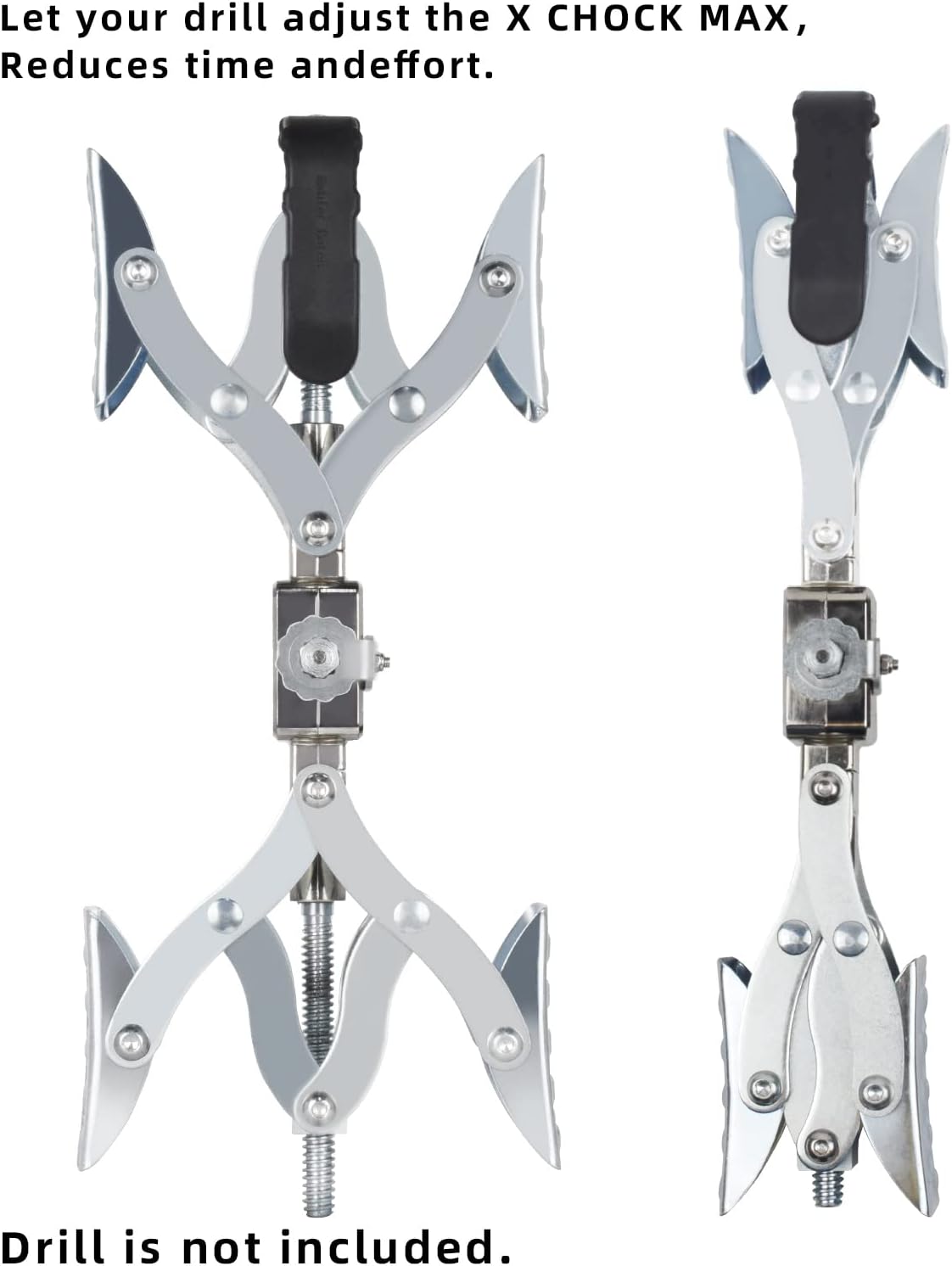 X-Shaped Wheel Chock Stabilizer for Travel Trailers, 2 set R85778