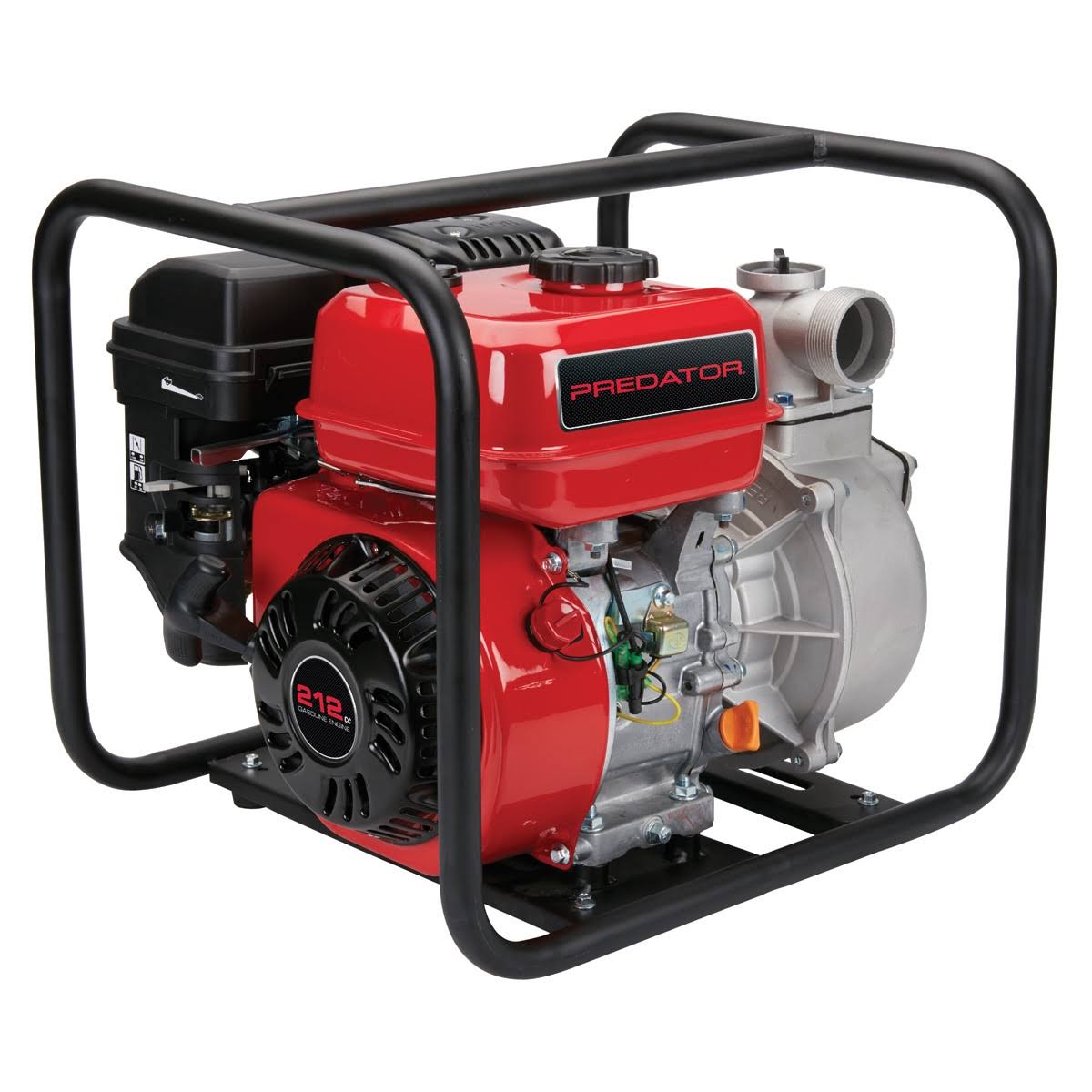 2 in. 212cc Gasoline Engine Semi-Trash Water Pump - 158 GPM E4594