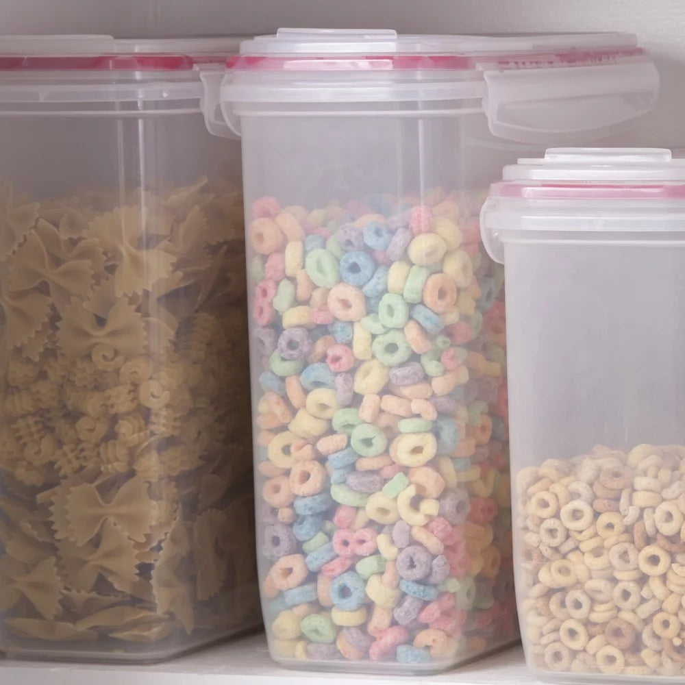 Clear 3-Pack 6 Qt. Cereal Storage Container X577841