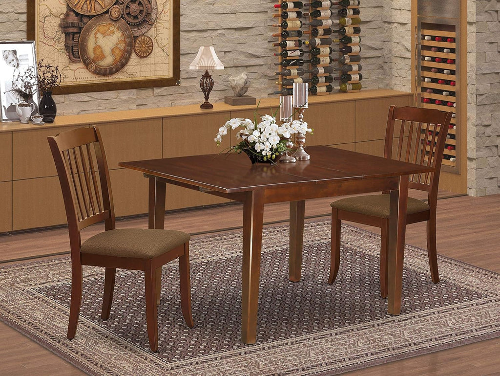 5 Pc Mahogany Dining Set with Table and 4 Chairs A642105