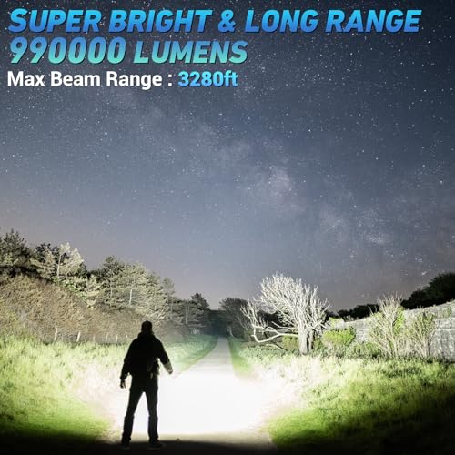 Rechargeable LED Flashlight High Lumen Super Bright COB Work Light IPX7 Waterproof G58008