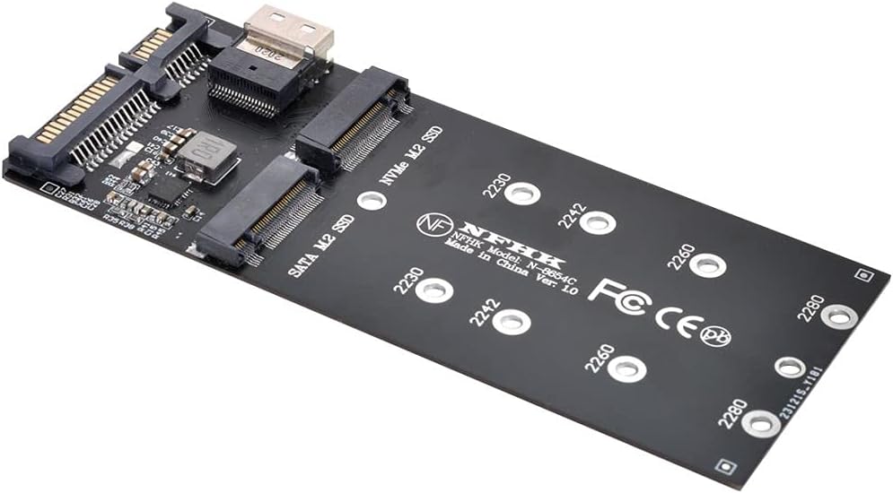 SFF-8639 U.2 to Slimline SFF-8654 4i NVME PCIe SSD Cable M95341