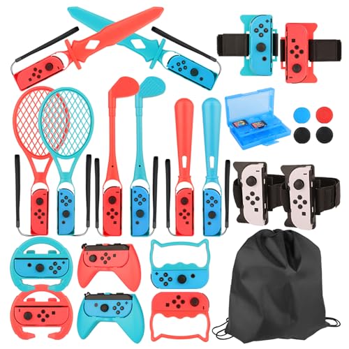 24 in 1 Switch Sports Accessories Kit with Carry Bag A25198