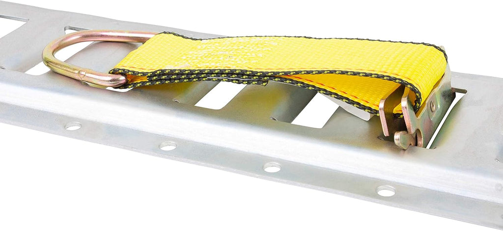 32 Pieces E Track Tie-Down Kit with 8 Horizontal 5 Ft E Track Rails O919424