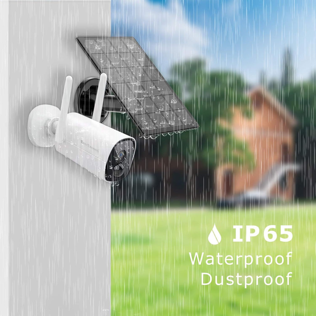 Solar Panel for Wireless Outdoor Security Camera J1037