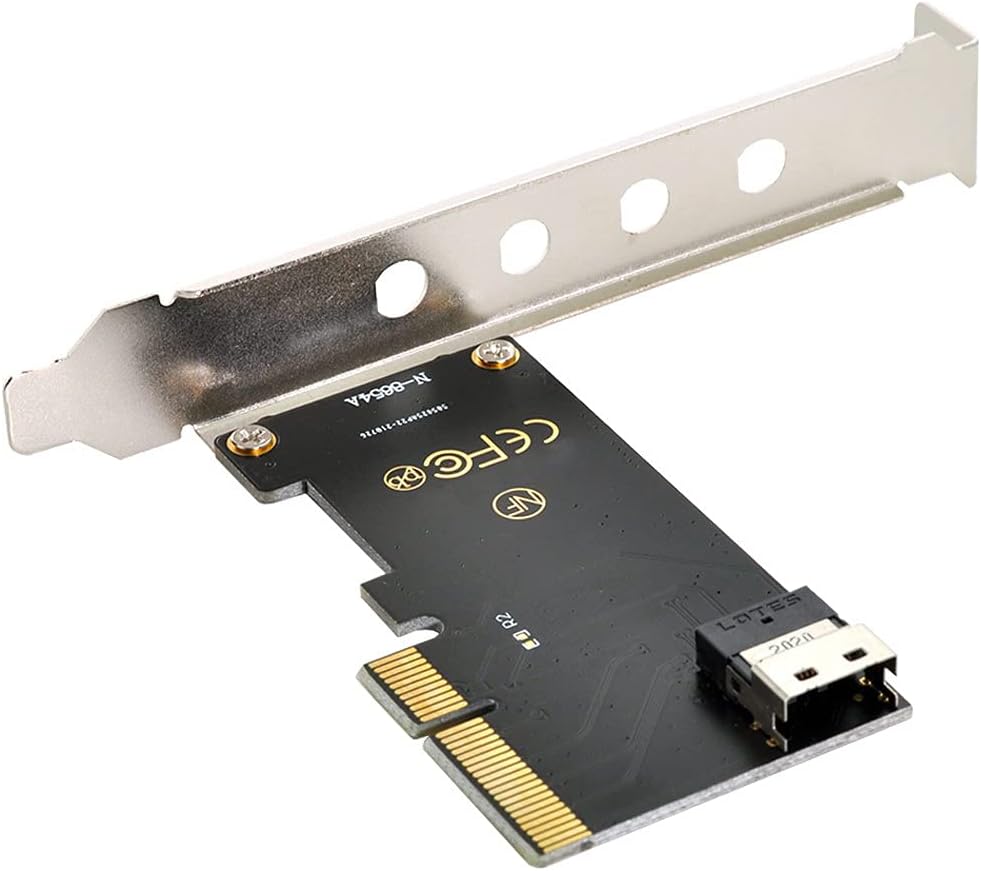 SFF-8639 U.2 to Slimline SFF-8654 4i NVME PCIe SSD Cable M95341