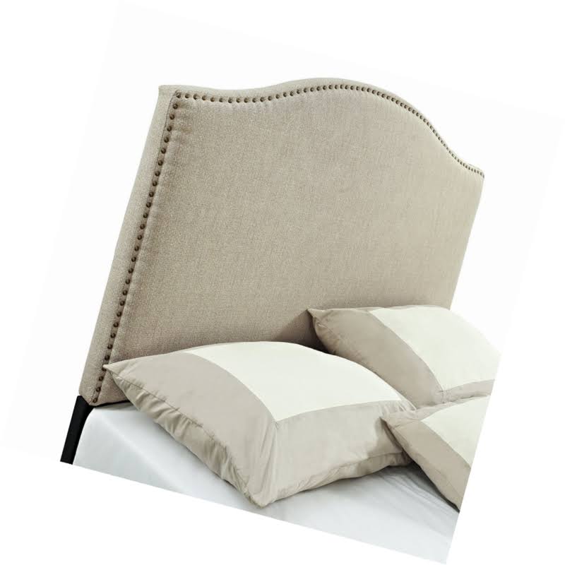King Cal. King Linen Panel Headboard B4107