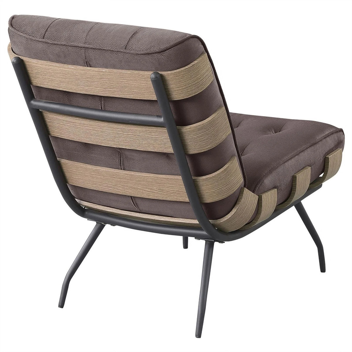 Mid-Century Upholstered Fabric Accent Chair C139677