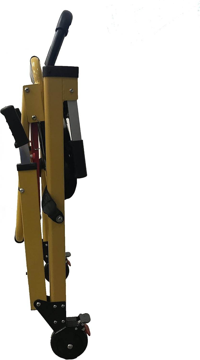 Yellow 2-Wheel Folding Stair Chair Z651449