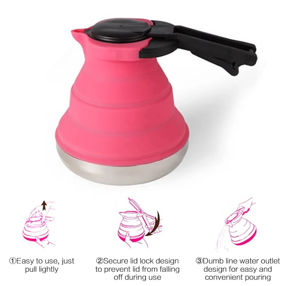 1500ML Portable Silicone Kettle R315