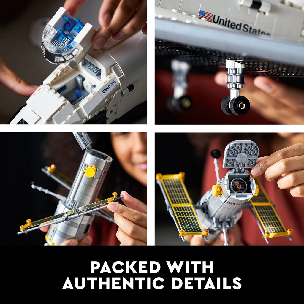 NASA Space Shuttle Discovery Model Building Kit with Hubble Telescope H839