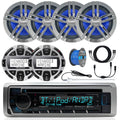 Charcoal USB CD Bluetooth Stereo with 4X 6.5 180W Speakers Y7269
