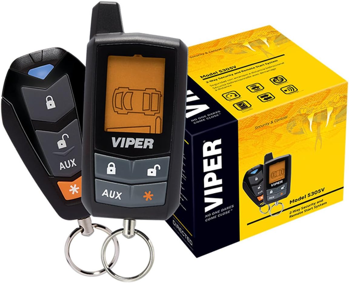 2 Way LCD Car Alarm Keyless Entry Remote Start System H900
