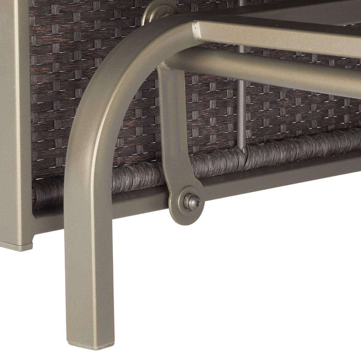 Steel Outdoor Glider Loveseat H94820