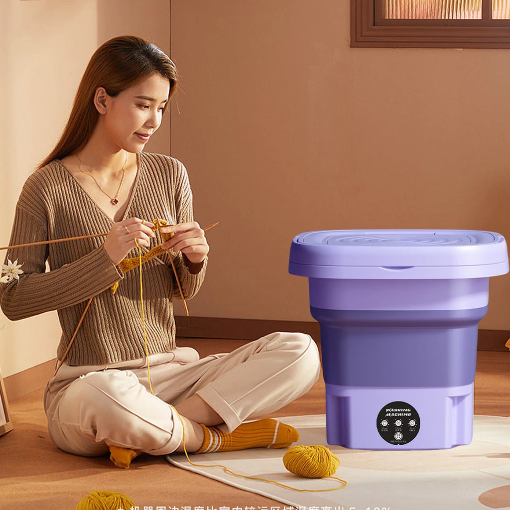 8L Portable Mini Folding Washing Machine G281