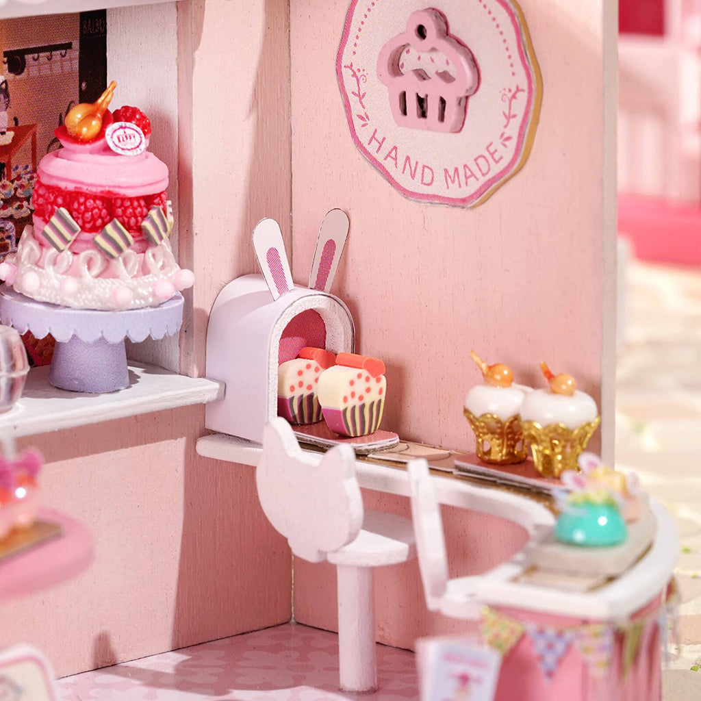 DIY Miniature Dollhouse Kit with LED O7322