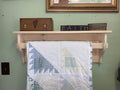 Unfinished Wood Quilt Rack J942234
