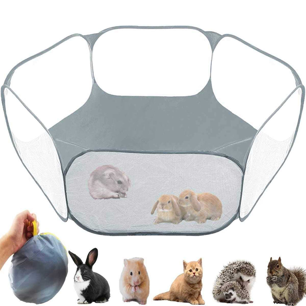 Small Animals Tent, Reptiles Cage, Breathable Transparent Pet Playpen A541193