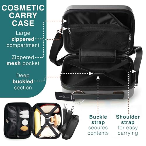 Black 22 Inch Carry On Luggage with Wheels M84153