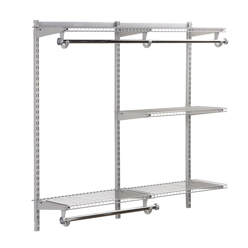 Expandable Closet Kit, Titanium, 4' to 8' P726126