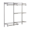 Expandable Closet Kit, Titanium, 4' to 8' P726126