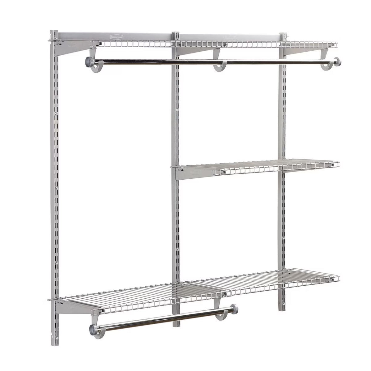 Expandable Closet Kit, Titanium, 4' to 8' P726126