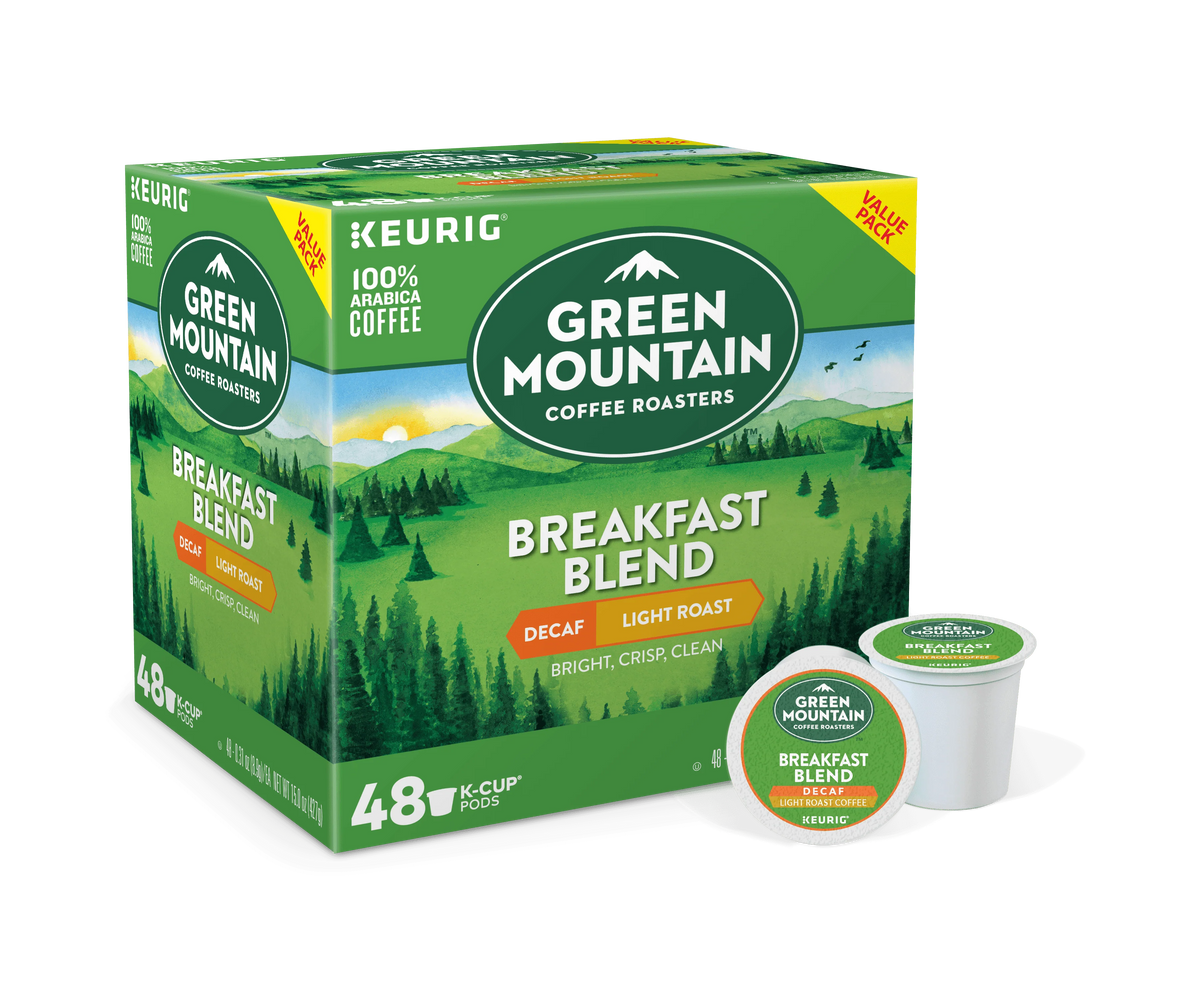 Light Roast Decaf Coffee K-Cup Pods 48 Count R560