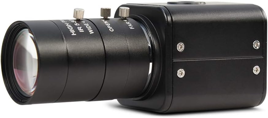 HDMI Camera, HD 1080P 60FPS Digital Security Camera with 5-50mm Telephoto Zoom Manual HD Lens G42765