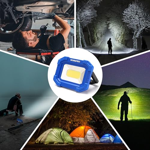 Rechargeable Magnetic LED Work Light 2000LM 2 Pack V914
