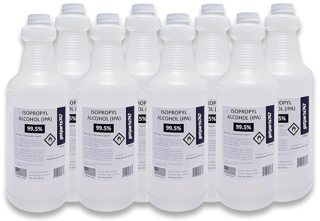 Isopropyl Alcohol 99.5+% 8 x 1000 ml B436