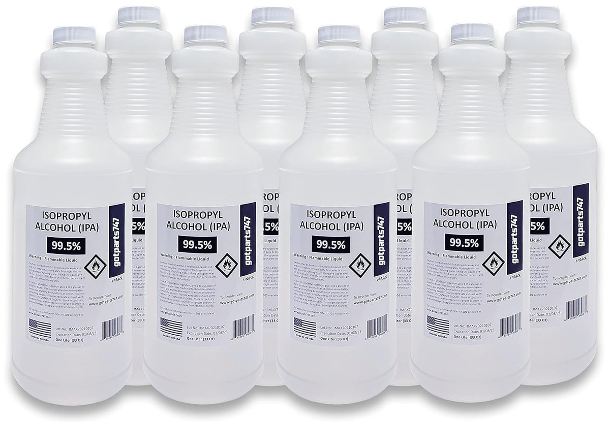 Isopropyl Alcohol 99.5+% 8 x 1000 ml B436