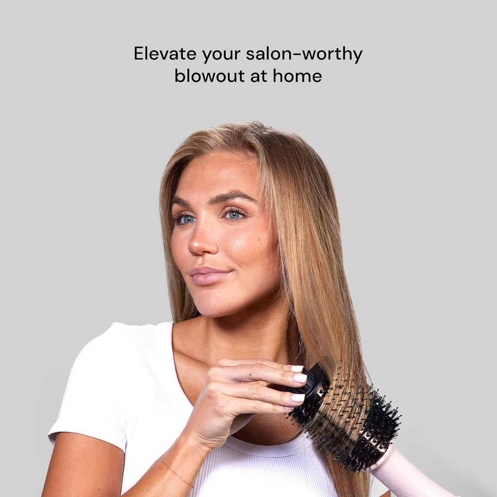 Black 2-in-1 Titanium Brush Dryer Y180