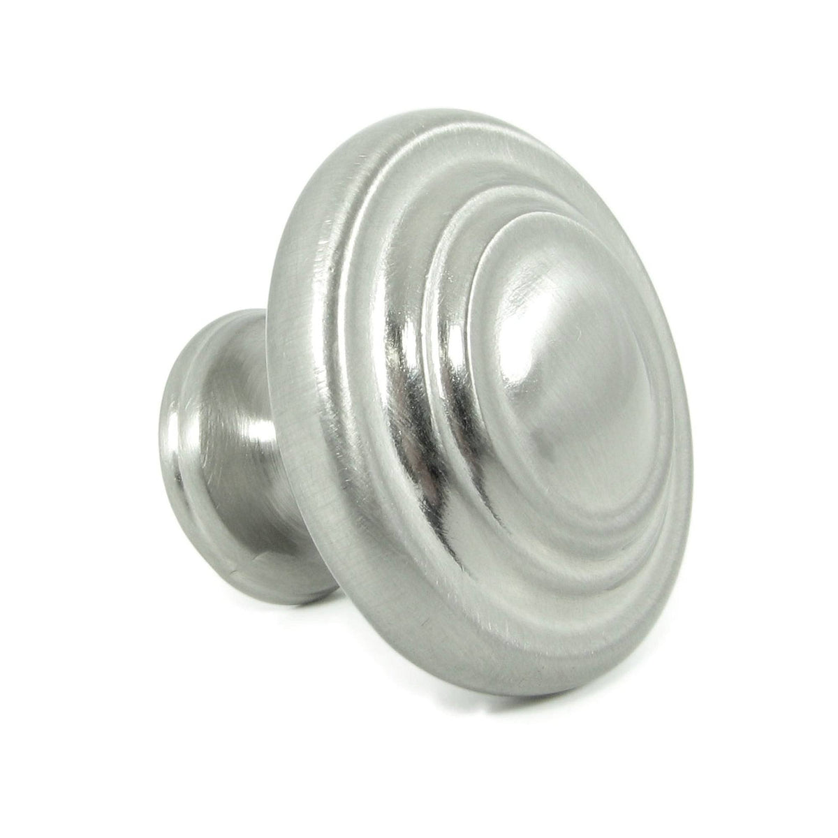Satin Nickel 3-Ring Cabinet Knobs Pack of 25 A972688