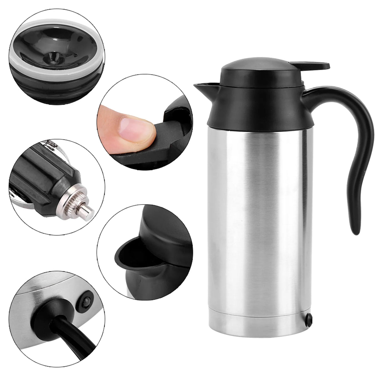 750ml Stainless Steel Car Kettle T249