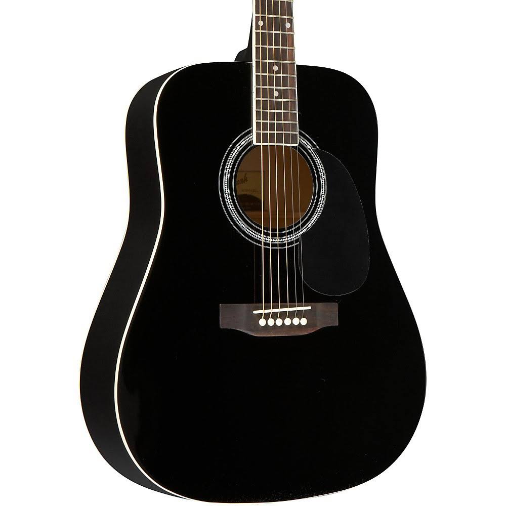 Black Dreadnought Acoustic Guitar R230
