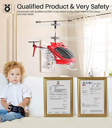 Red RC Helicopter Y8758