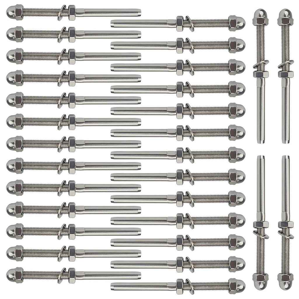 30 Pack 1/8 Cable Railing Kit T316 Stainless Steel G291