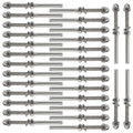 30 Pack 1/8 Cable Railing Kit T316 Stainless Steel G291